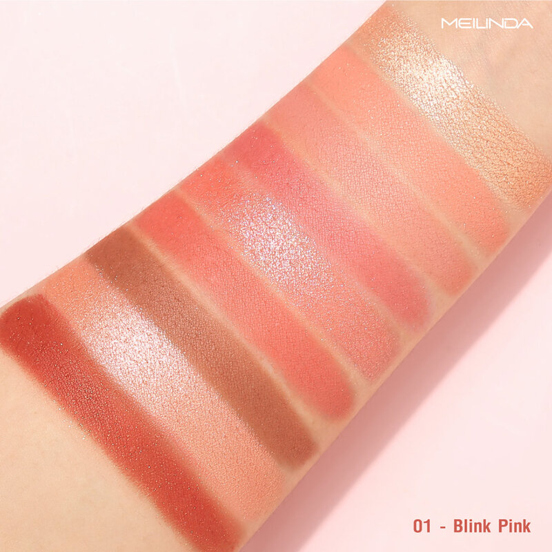 Mei Linda Glitter Shot Shadow 5.4g #01 Blink Pink