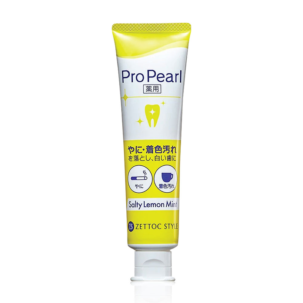 ZETTOC STYLE Toothpaste Propearl 100g #Salty Lemon Mint