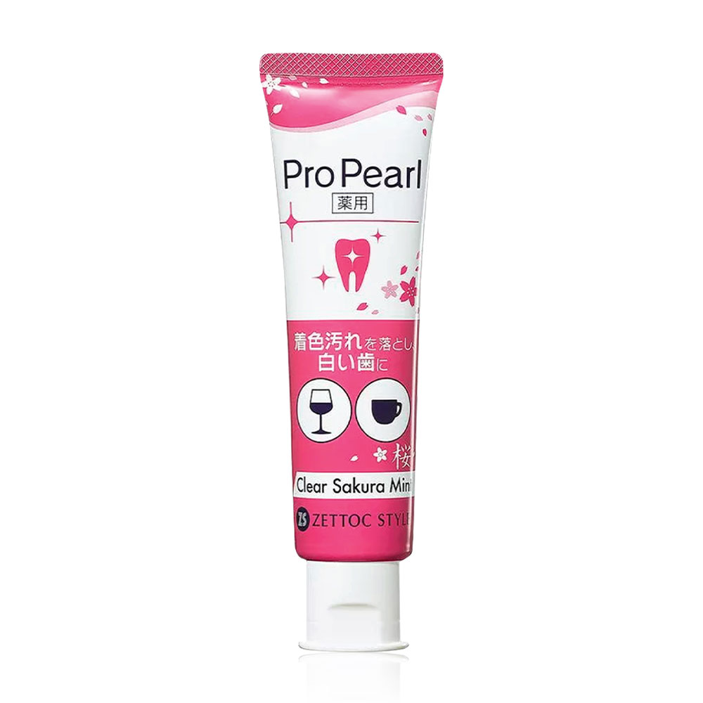 ZETTOC STYLE Toothpaste Propearl Clear 100g #Sakura Mint