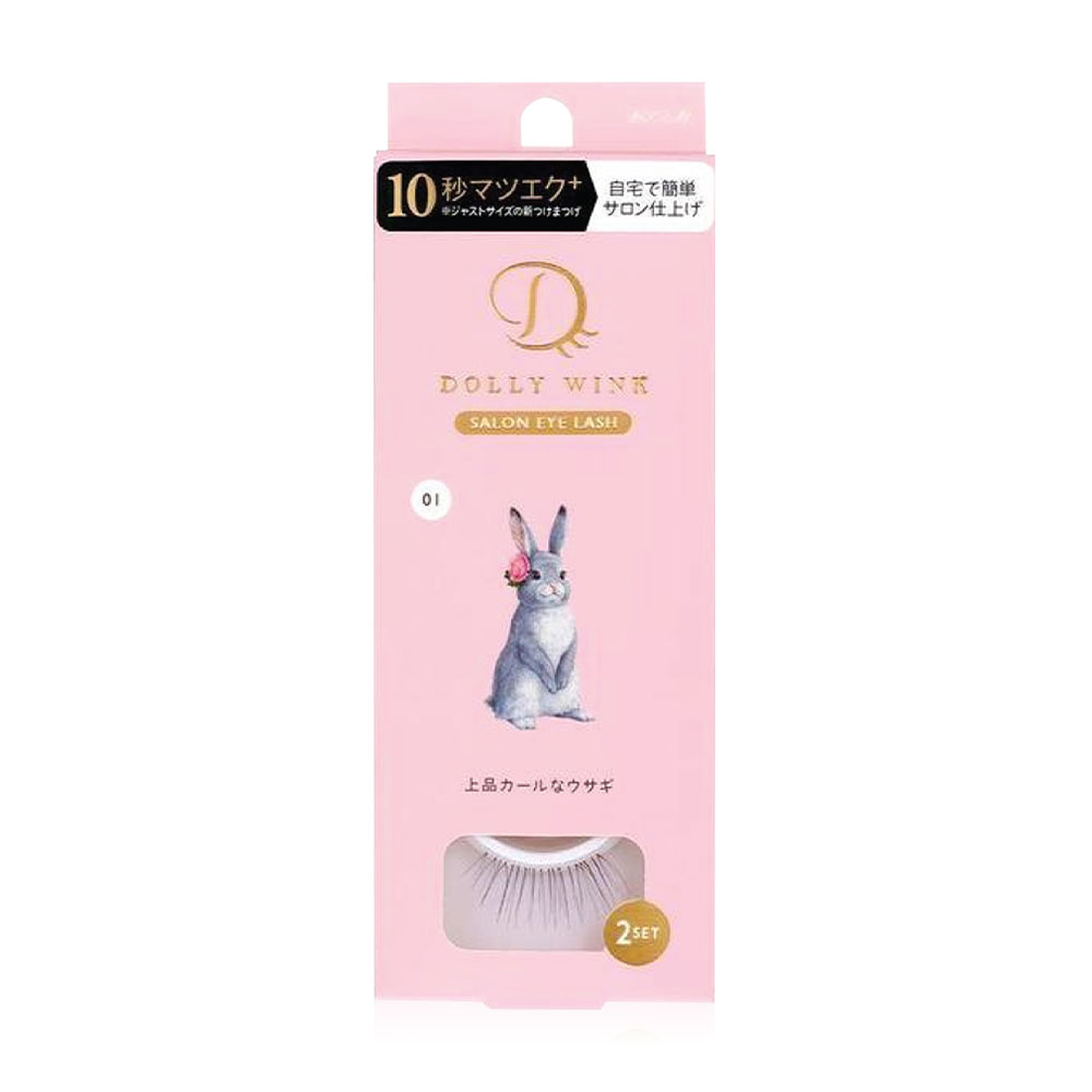 DOLLY WINK Salon Eye Lash 2 Pairs #No.1