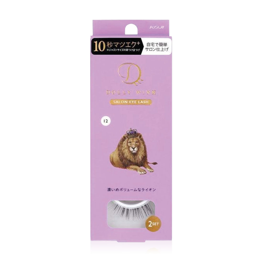 DOLLY WINK Salon Eye Lash 2 Pairs #No.12