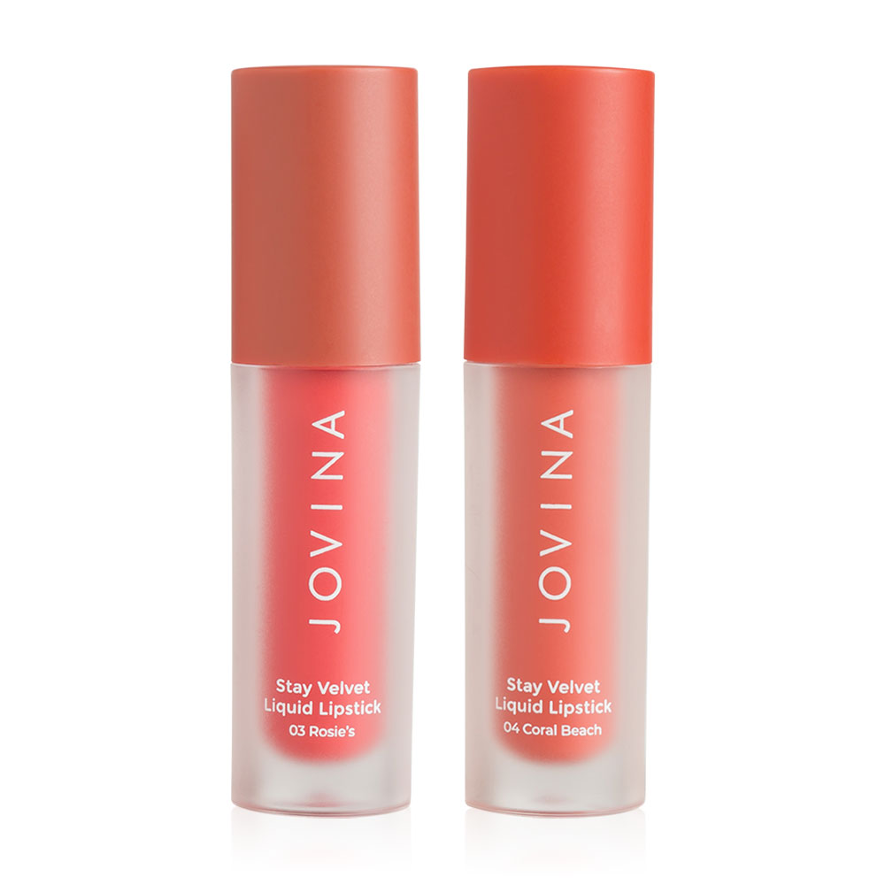 [Free Gift] JOVINA Stay Velvet Liquid Lipstick 3ml [Random Color 1pc]