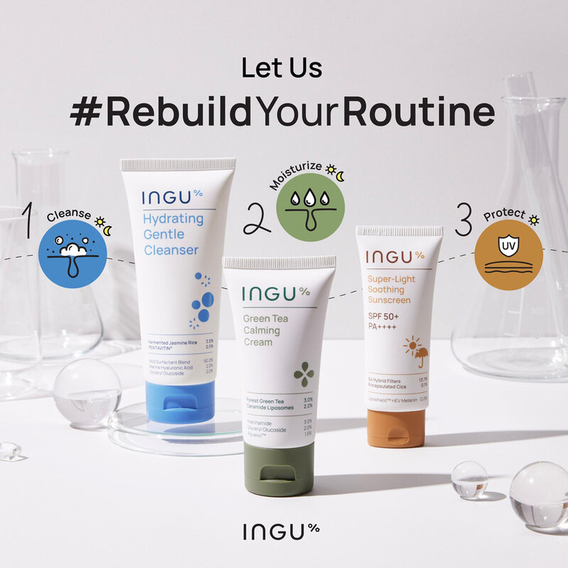 INGU Skin Green Tea Calming Cream 50ml