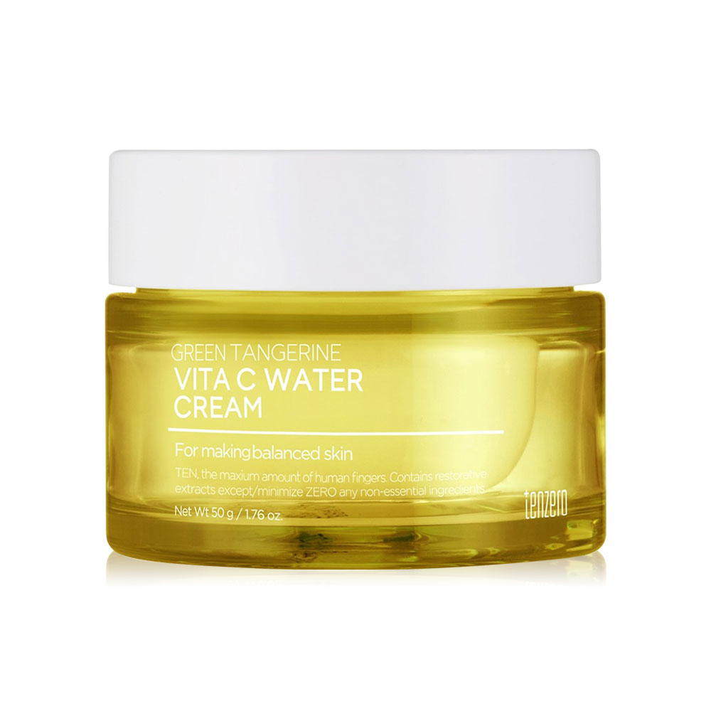 TENZERO Green Tangerine Vita C Water Cream 50g ( สินค้าหมดอายุ : 2025.12.26 ) 
