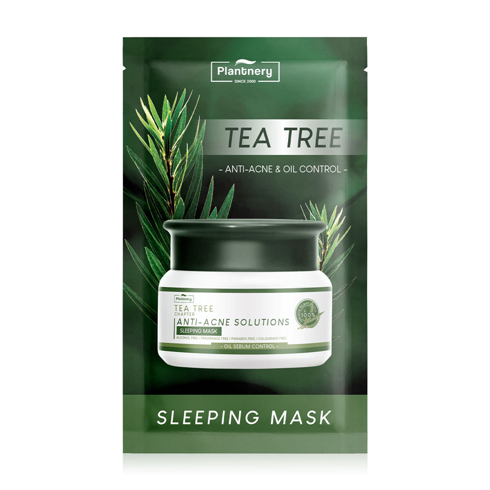 [Free Gift] Plantnery Tea Tree Sleeping Mask Tester 1.5ml ( สินค้าหมดอายุ : 2025.10.28 ) 
