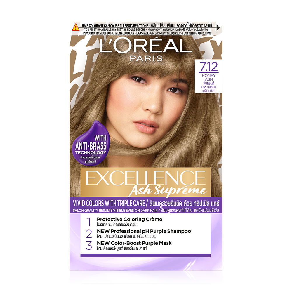 L'Oréal Paris Excellence Ash Supreme 172g #7.12 Honey Ash