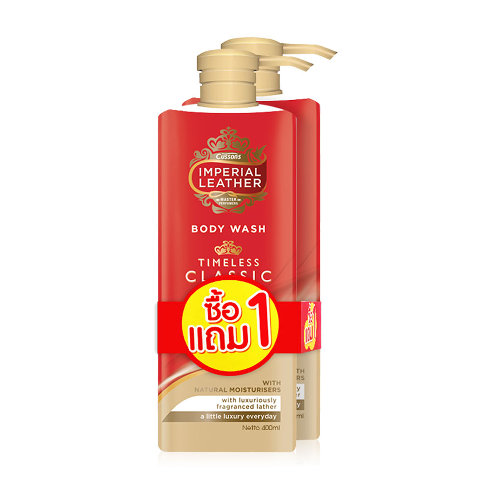 Cussons Imperial Leather Body Wash Timeless Classic [400ml x 2pcs] #Red