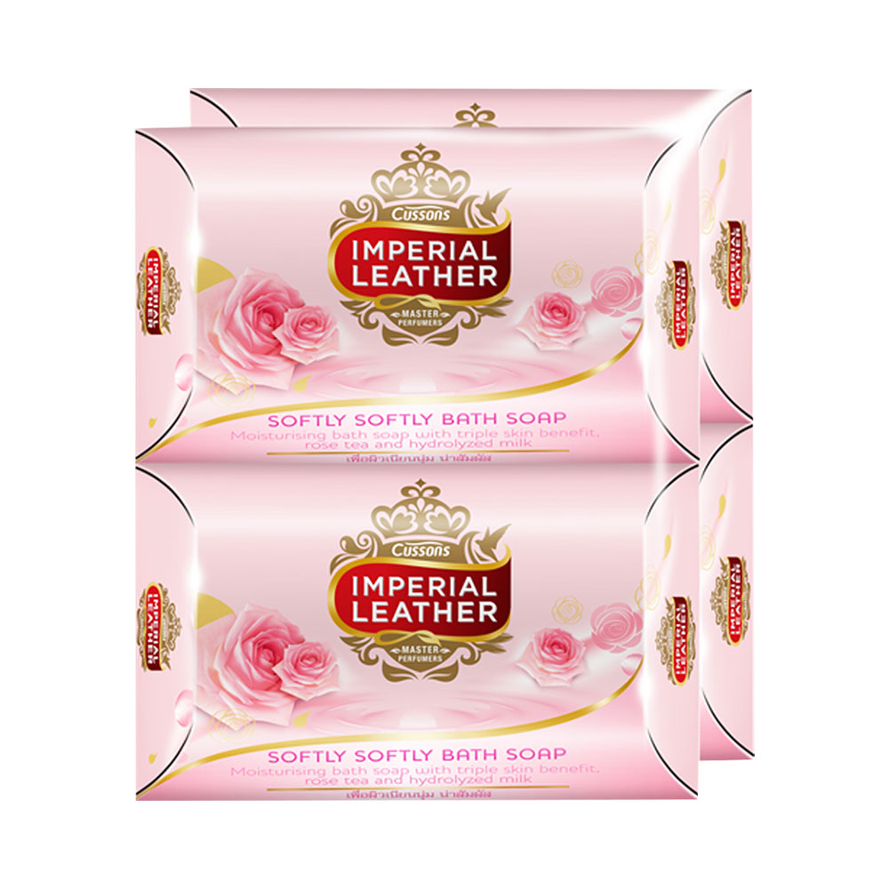 Cussons Imperial Leather Softly Softly Bath Soap [75g x 4pcs]