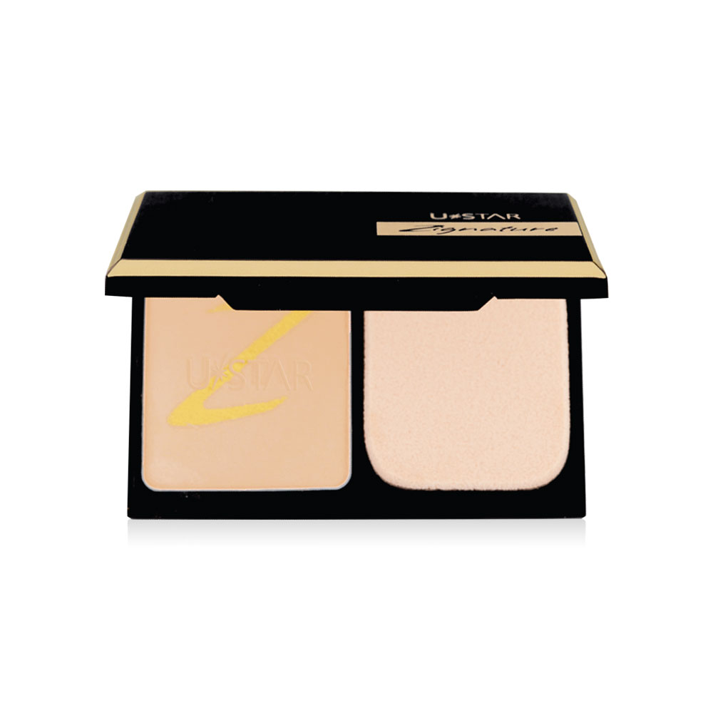 U-Star Zignature Compact Foundation Super Star SPF25 9g #215 ( สินค้าหมดอายุ : 2026.02.01 ) 