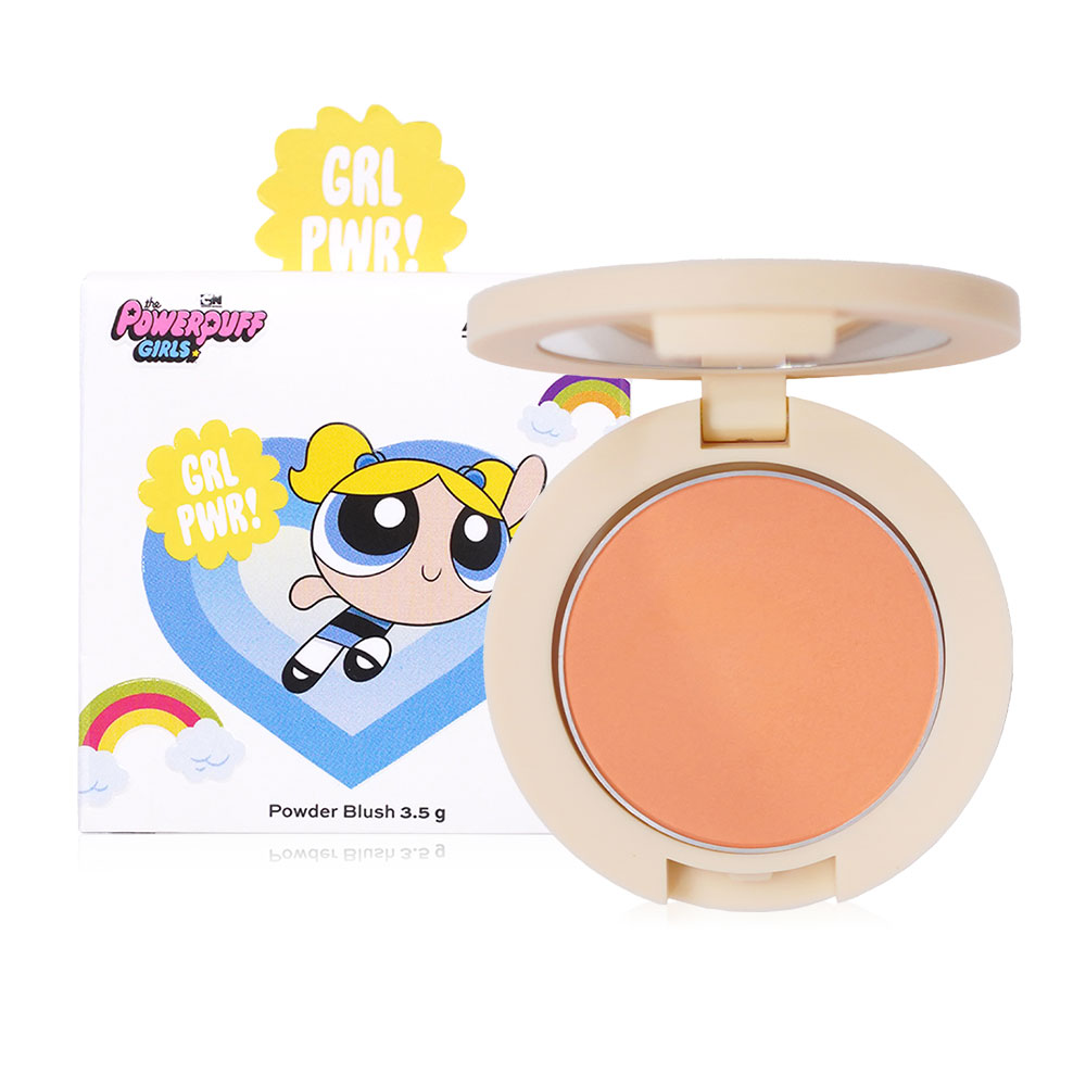ARCHITA The Powerpuff Girls Powder Blush 3.5g #Peach ( สินค้าหมดอายุ : 2025.10.07 ) 