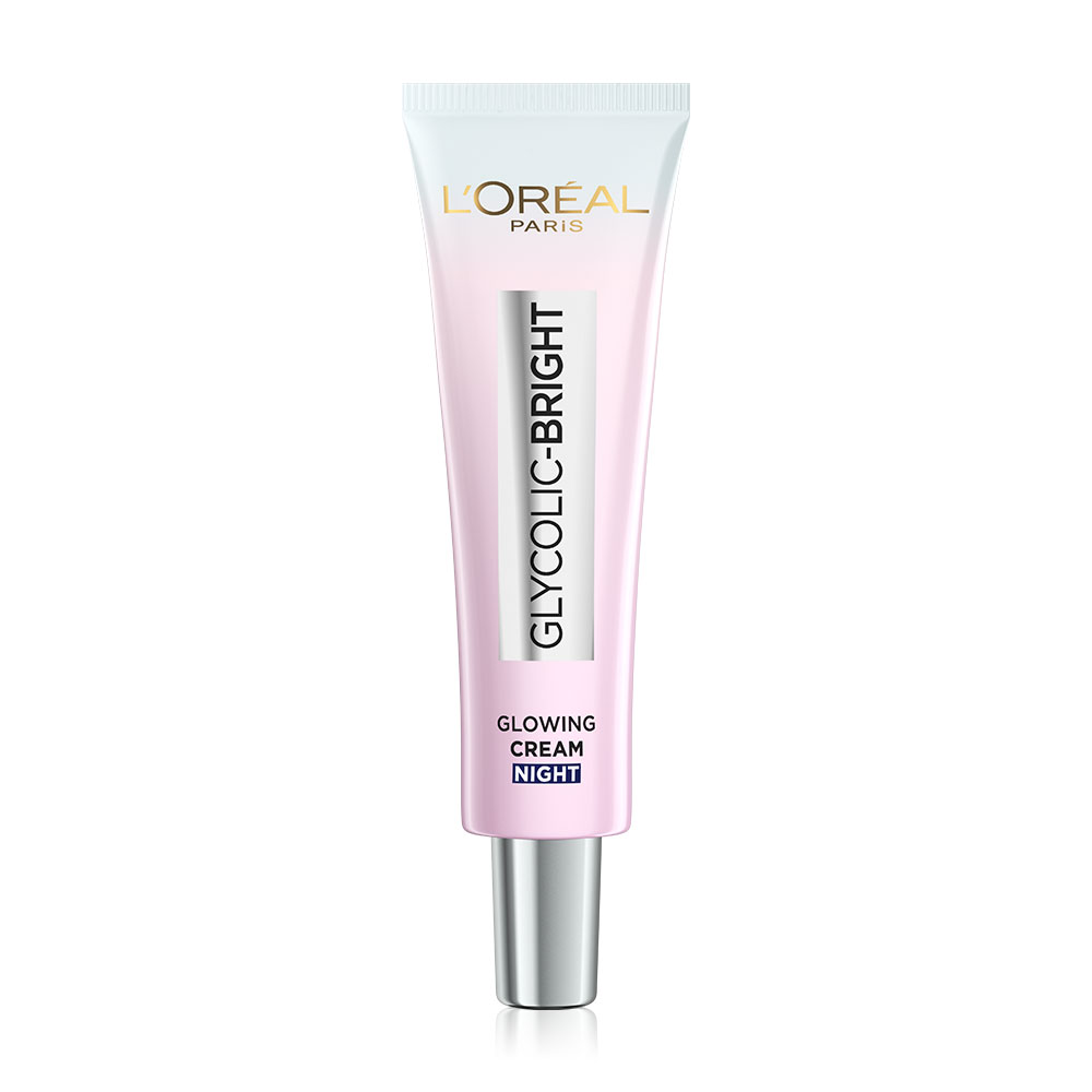 [Free Gift] Loreal Paris Glycolic Bright Glowing Cream Night 7.5ml
