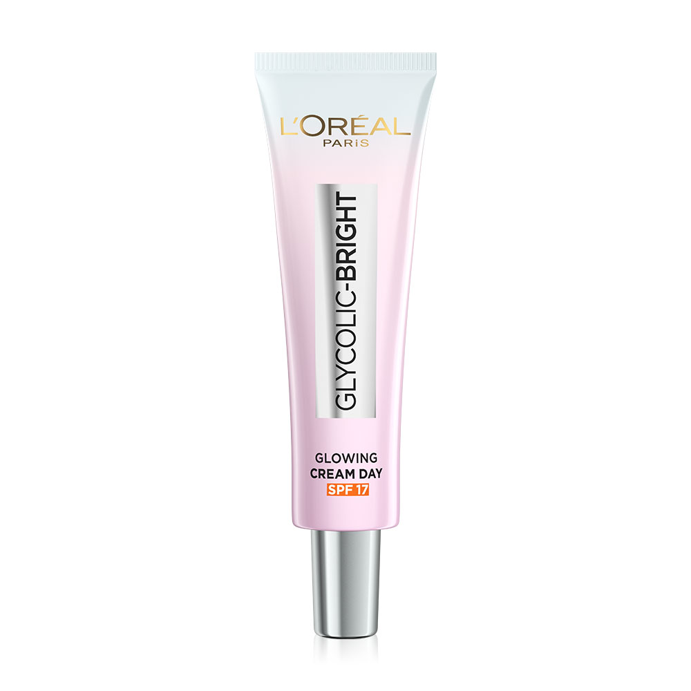 [Free Gift] Loreal Paris Glycolic Bright Glowing Cream Day SPF17 7.5ml