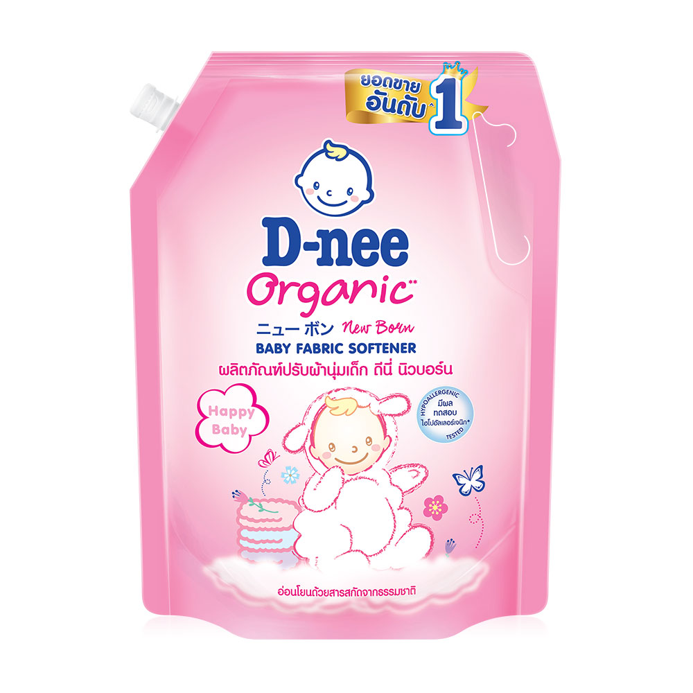 D-nee Baby Fabric Softener Organic Happy Baby [Pink] 1150ml