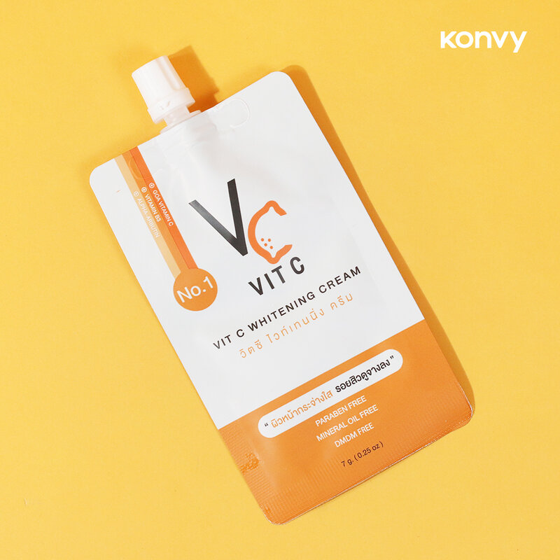 VITC Whitening Cream 7g ( สินค้าหมดอายุ : 2025.09.21 ) 