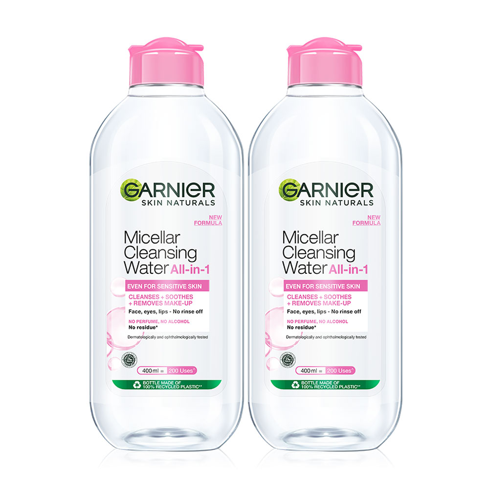 Garnier Micellar Cleansing Water [400ml x 2pcs]