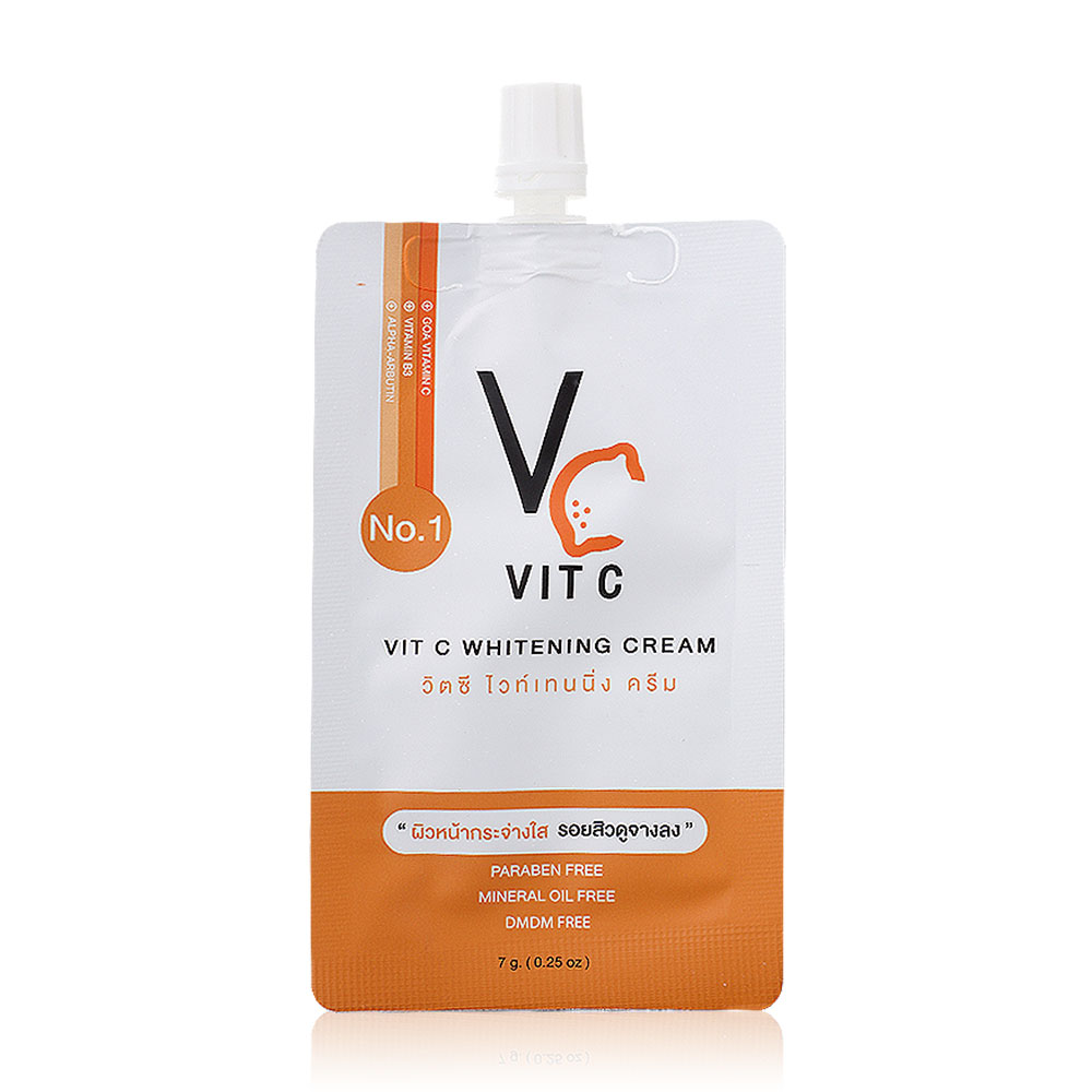 VITC Whitening Cream 7g ( สินค้าหมดอายุ : 2025.09.21 ) 