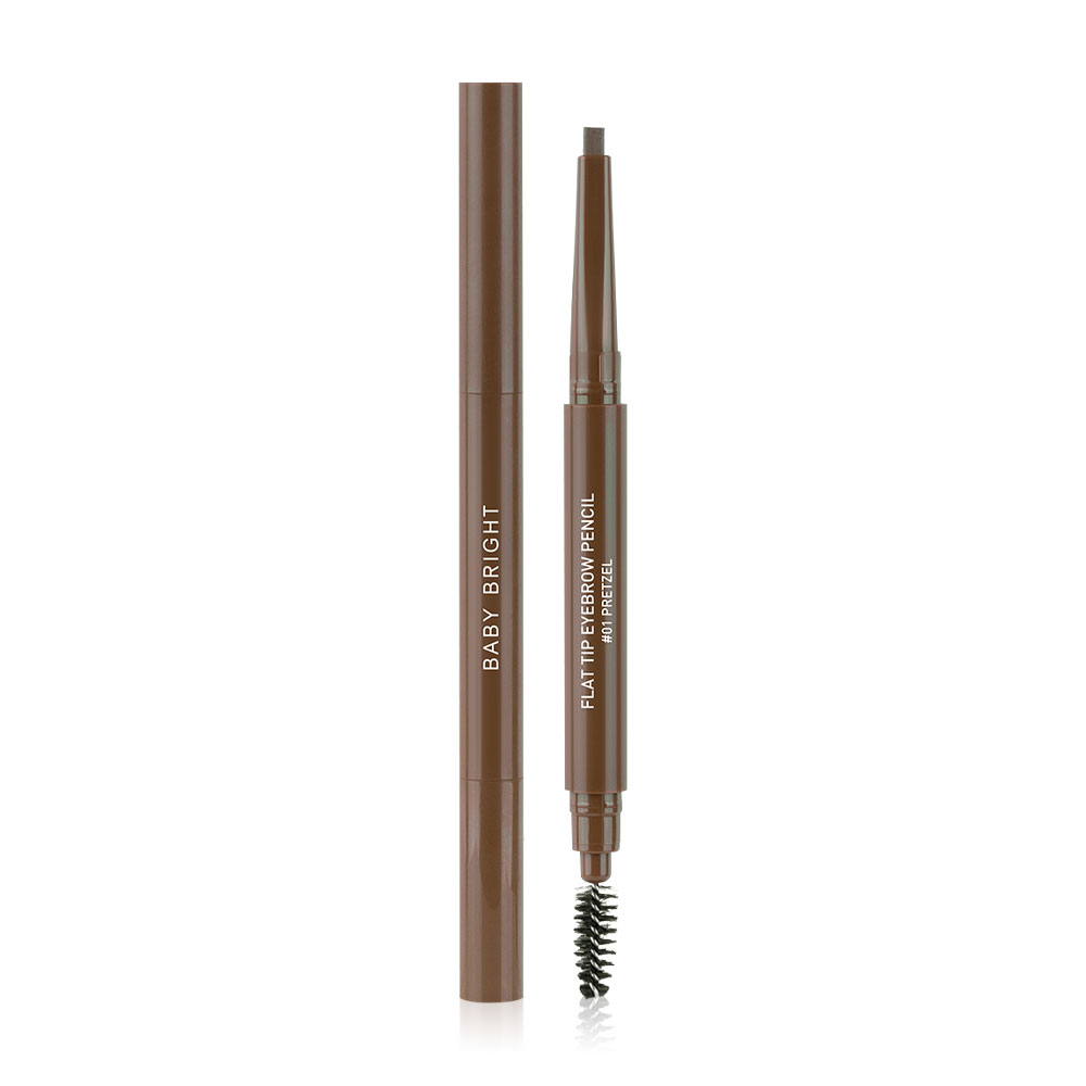 Baby Bright Flat Tip Eyebrow Pencil 0.16g #01 Pretzel ( สินค้าหมดอายุ : 2026.01.15 ) 