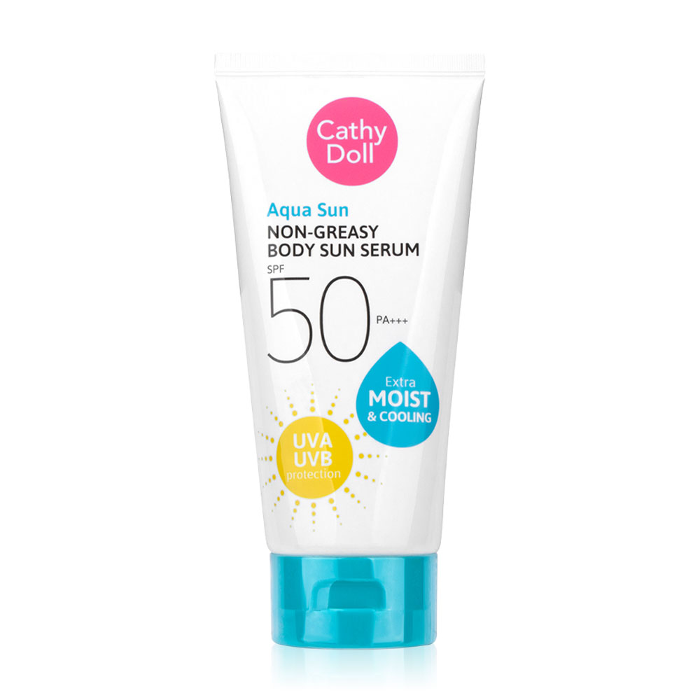 Cathy Doll Aqua Sun Non Greasy Body Sun Serum SPF50 PA+++ 138ml (Y2022)