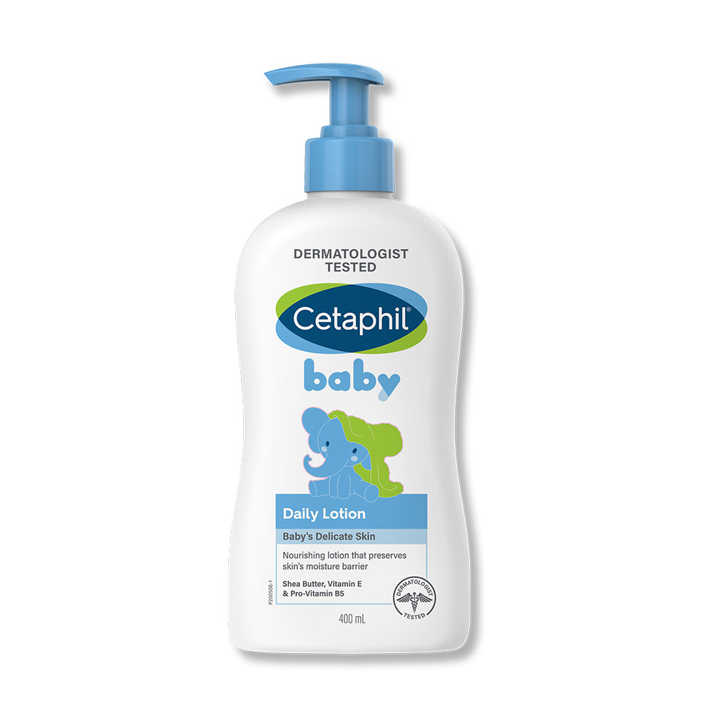 Cetaphil Baby Daily Lotion With Shea Butter 400ml ( สินค้าหมดอายุ : 2026.02.01 ) 