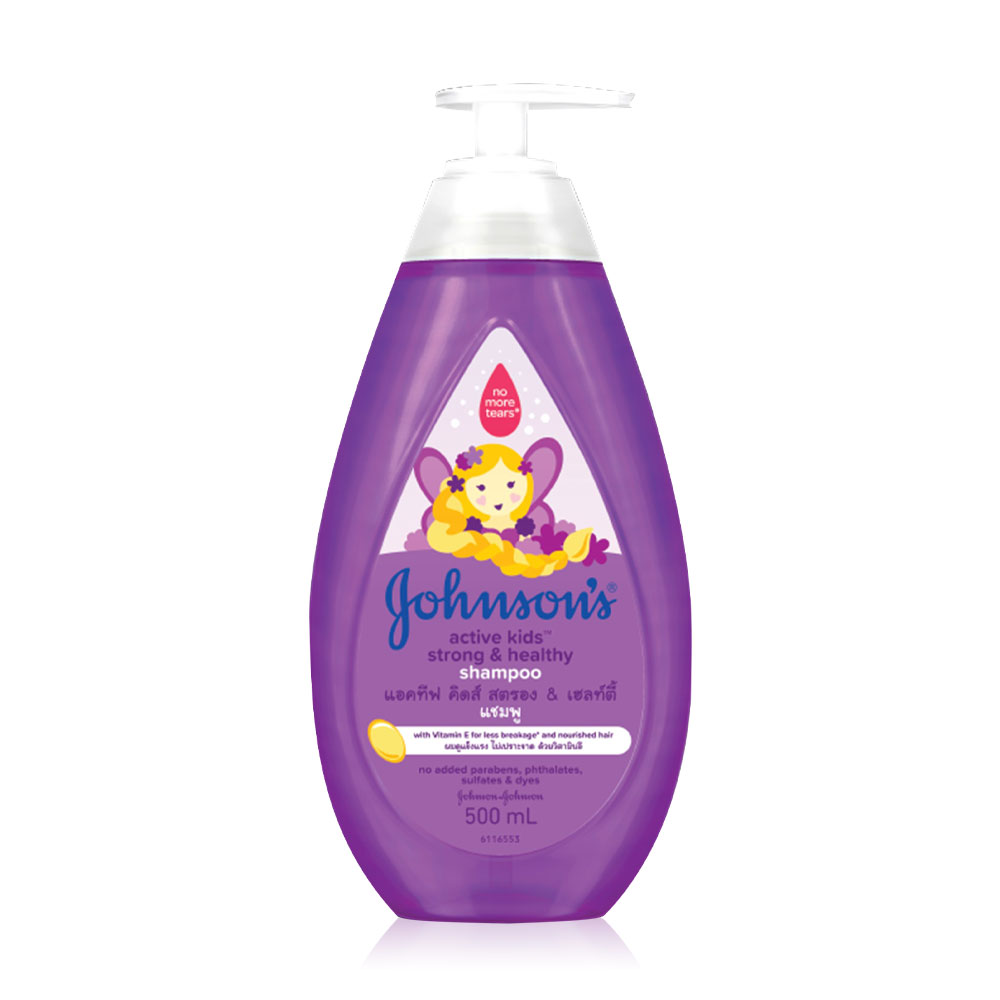 Johnson's Baby Active Kids Strong & Healthy Shampoo 500ml