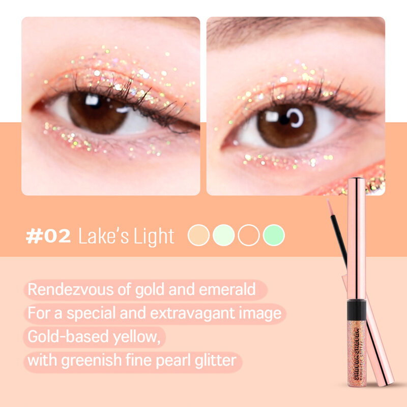 CORINGCO COSMETICS Shabam Shabam Romantic Glitter 3g #02 Lake's Light ( สินค้าหมดอายุ : 2026.02.26 ) 