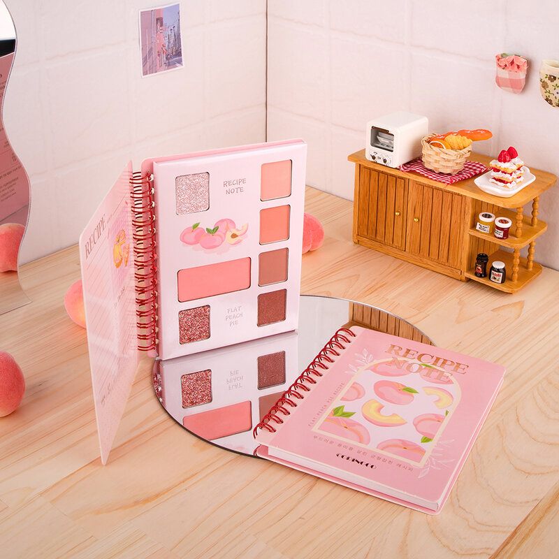 CORINGCO COSMETICS Recipe Note Eyeshadow Palette 10g #01 Flat Peach Pie