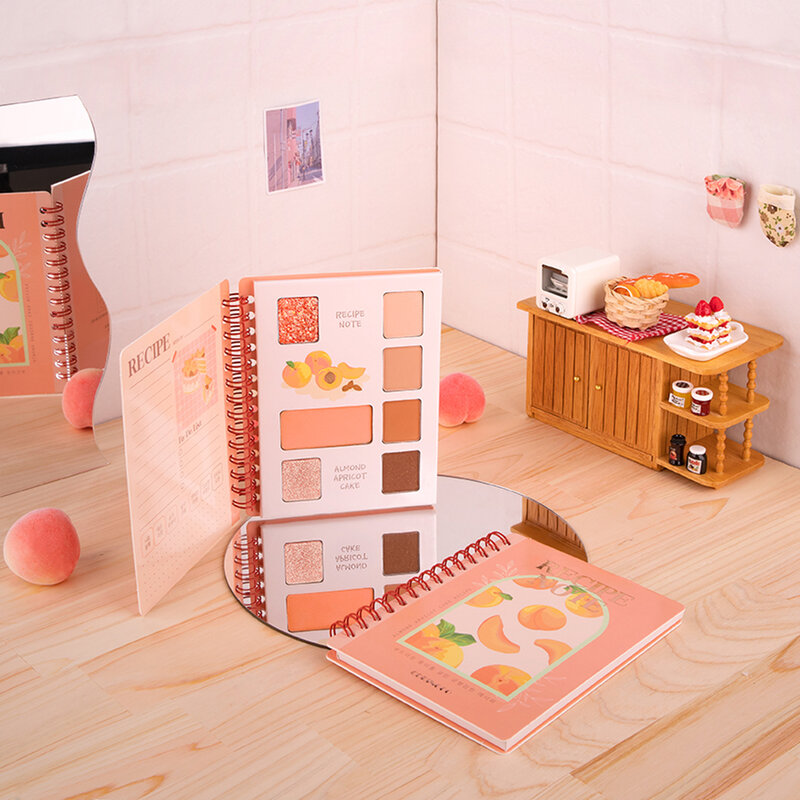 CORINGCO COSMETICS Recipe Note Eyeshadow Palette 10g #02 Almond Apricot Cake ( สินค้าหมดอายุ : 2025.06.22 ) 