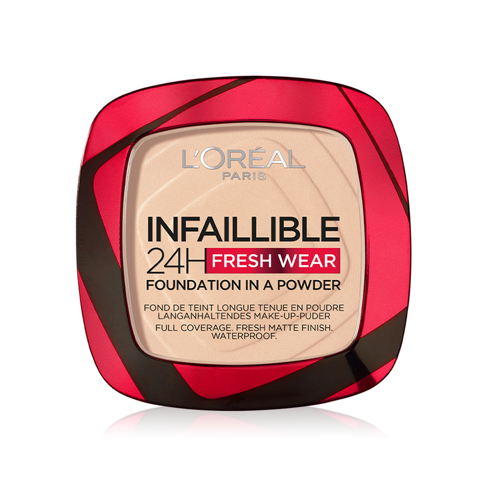 Loreal Paris Infaillible 24H Fresh Wear Foundation In A Powder 9g #20 Ivory ( สินค้าหมดอายุ : 2026.04.01 ) 