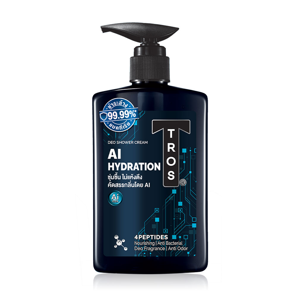 TROS Deo Shower Gel AI Hydration 450ml #Black