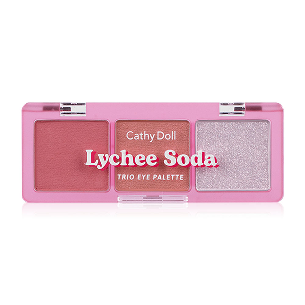 Cathy Doll Cheers Around Trio Eye Palette [2g x 3Colors] #01 Lychee Soda