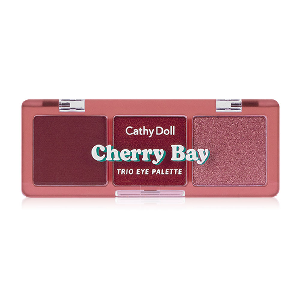 Cathy Doll Cheers Around Trio Eye Palette [2g x 3Colors] #06 Cherry Bay