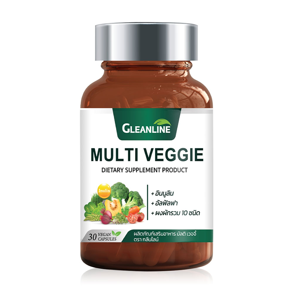 Gleanline Dietary Supplement Product Multi Veggie 30 Tablets ( สินค้าหมดอายุ : 2025.11.07 ) 