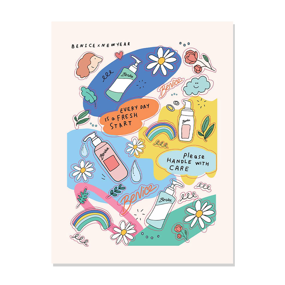 [Free Gift] BeNice Sticker 1pc