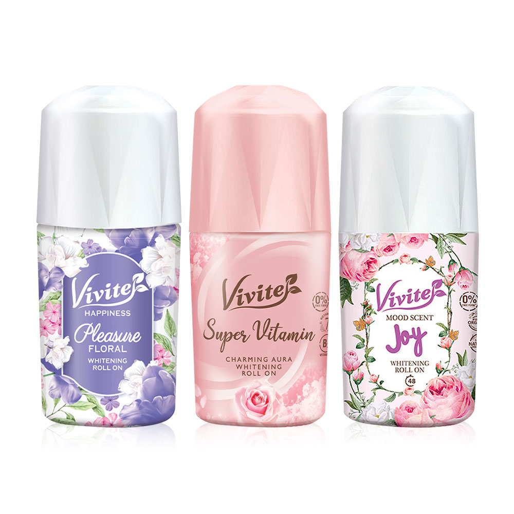 [Free Gift] Vivite Whitening Roll On 20ml [Random 1pc]