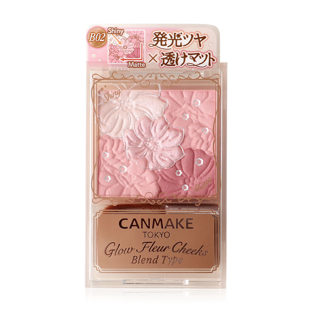 Canmake Glow Fleur Cheek 5.4g #B02 Rose Ballerina