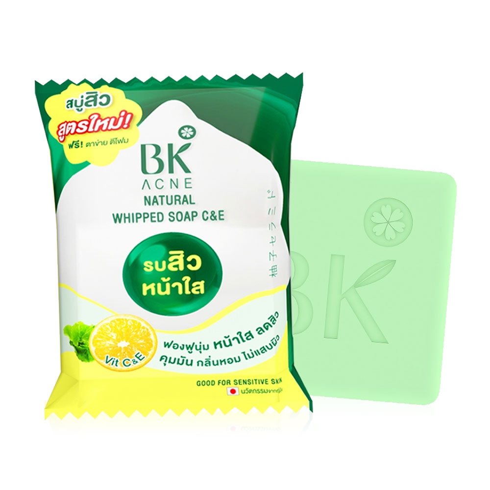 BK Acne Natural Whipped Soap C&E 60g