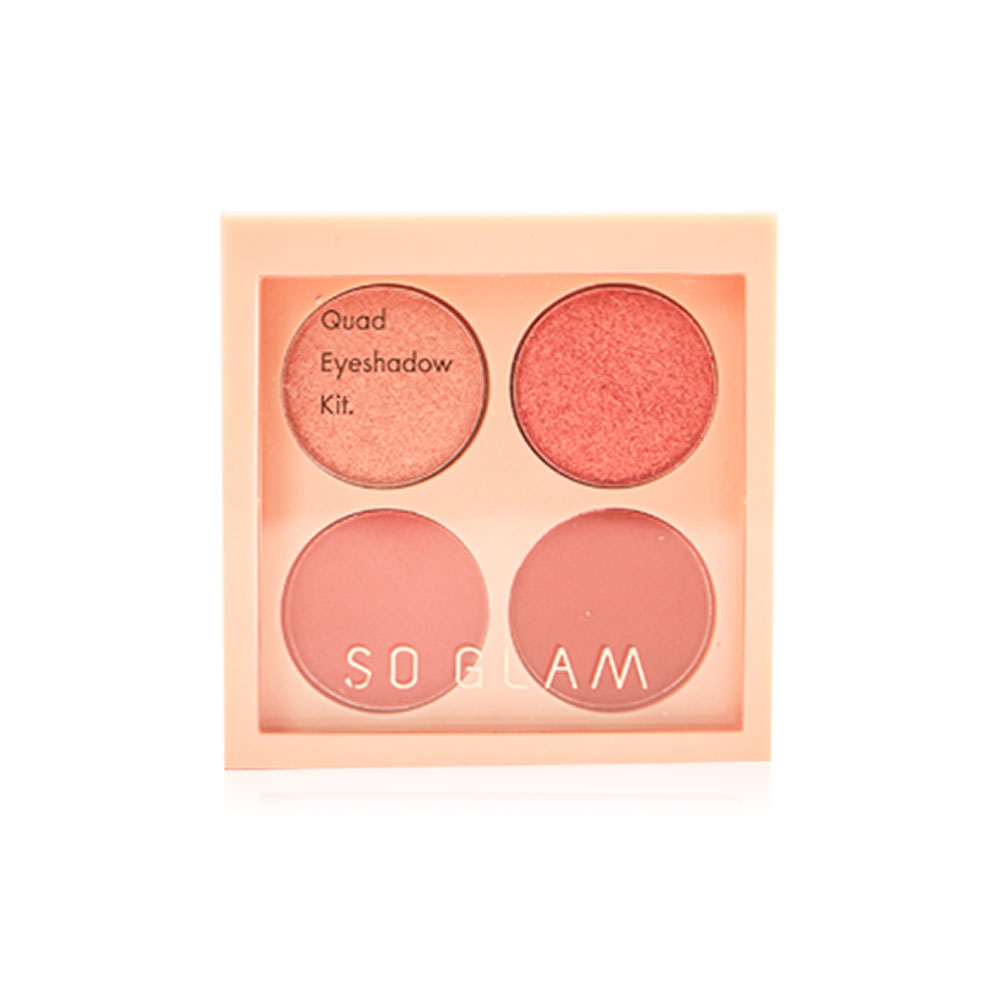 So Glam Quad Eyeshadow Kit 8g #104 Winter Brulee