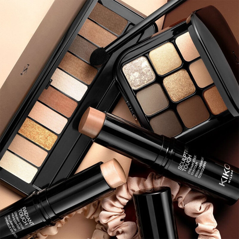 KIKO MILANO New Glamour Multi Finish Eyeshadow Palette 2.5g #01 Earth Tones