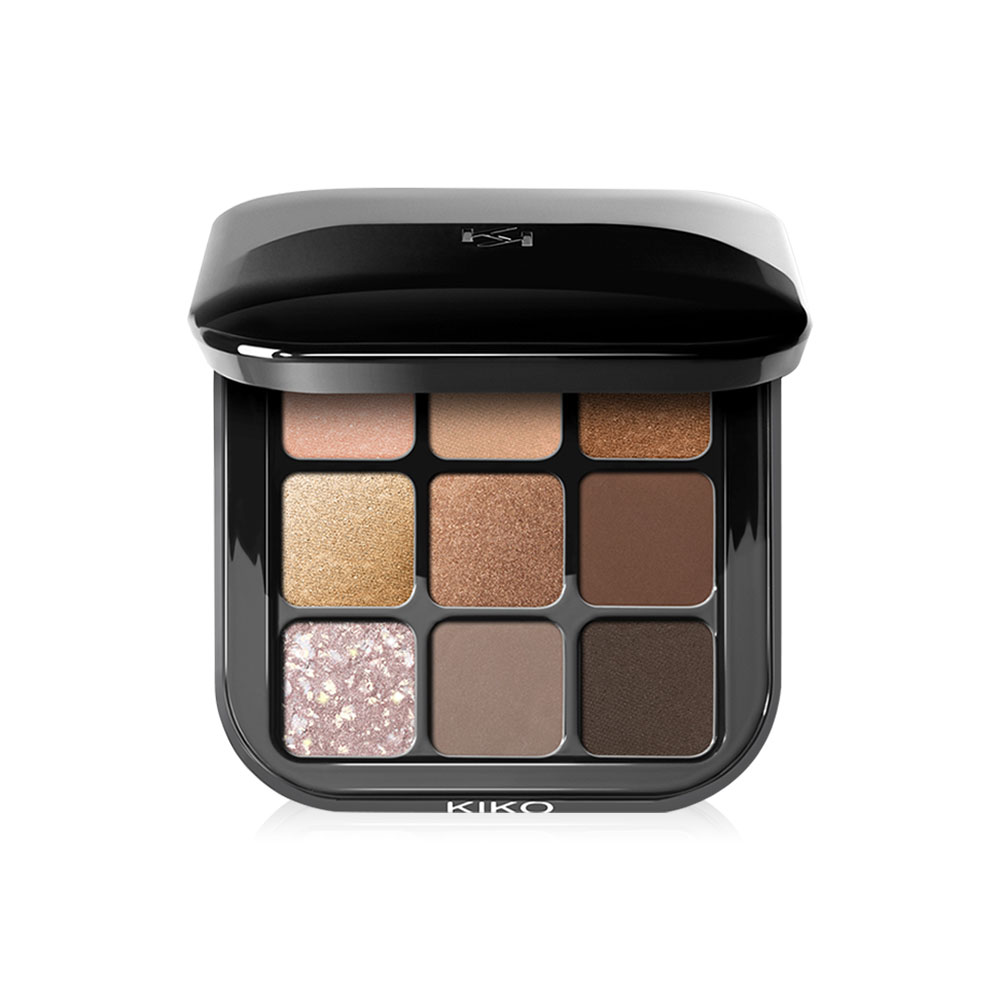 KIKO MILANO New Glamour Multi Finish Eyeshadow Palette 2.5g #01 Earth Tones