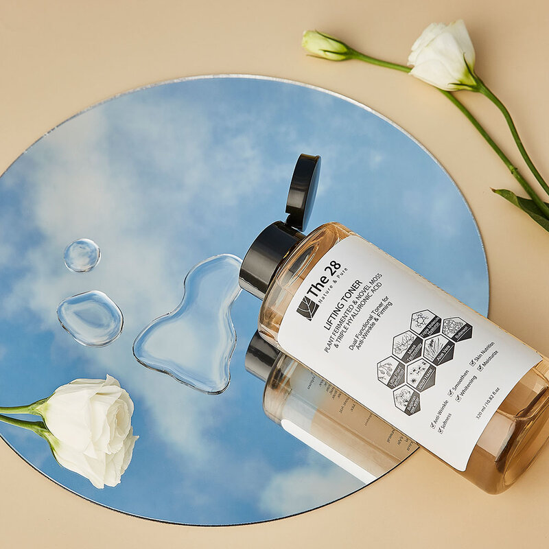 THE28 Lifting Toner Plant Fermented & Novel Moss & Triple Hyaluronic Acid 320ml