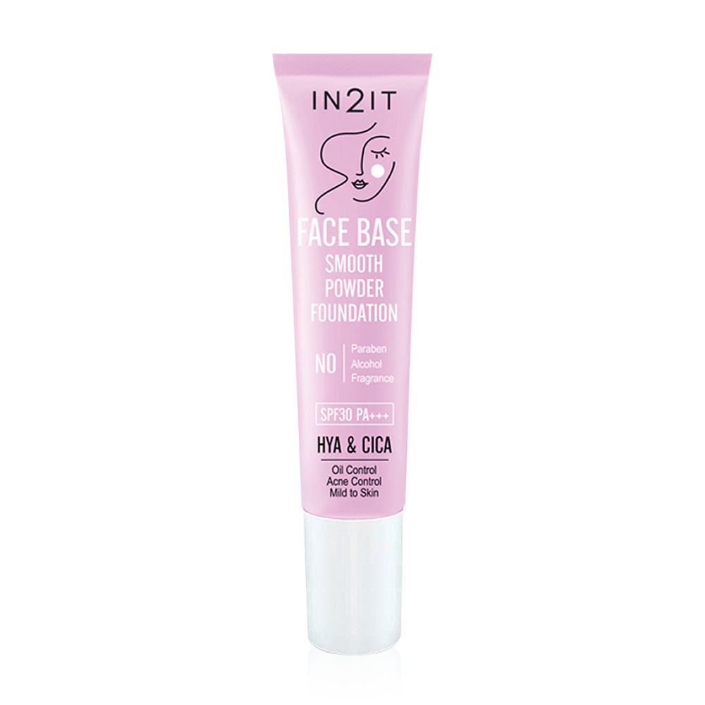 In2It Face Base Smooth Powder Foundation SPF30 PA+++ 15g #BSQ101 Light