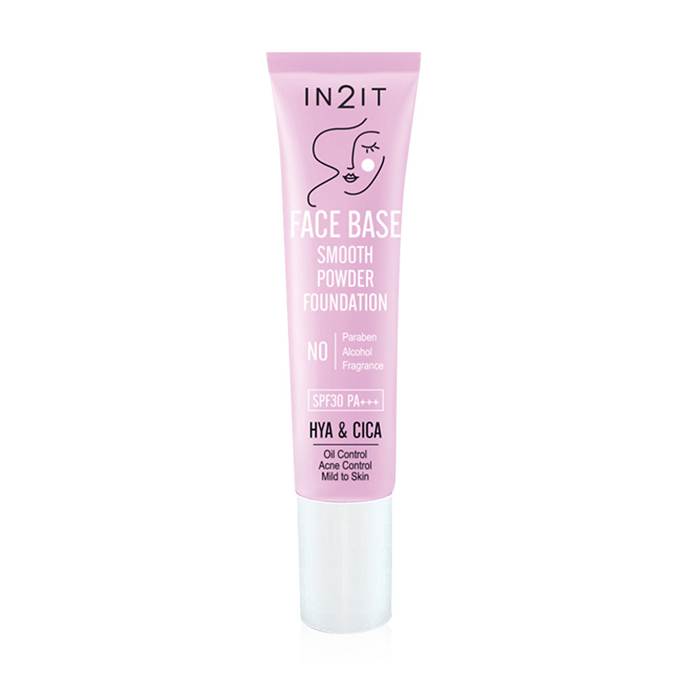 In2It Face Base Smooth Powder Foundation SPF30 PA+++ 15g #BSQ201 Soft