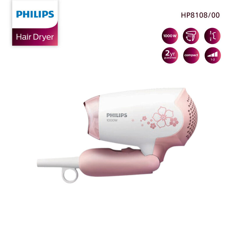 Philips Hair Dryer 1000W 1pc #HP8108/00