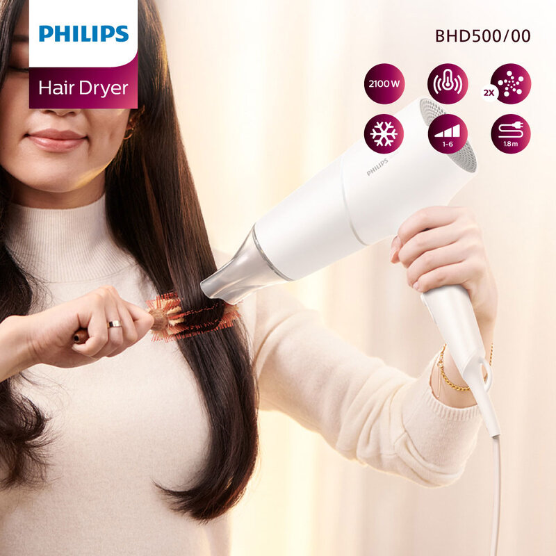 Philips Hair Dryer 2100 W 1pc #BHD500/00