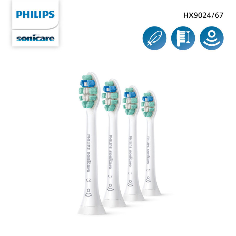 Philips Sonicare C2 Optimal Plaque Defense Toothbrush Heads #HX9024/67 [4pcs]