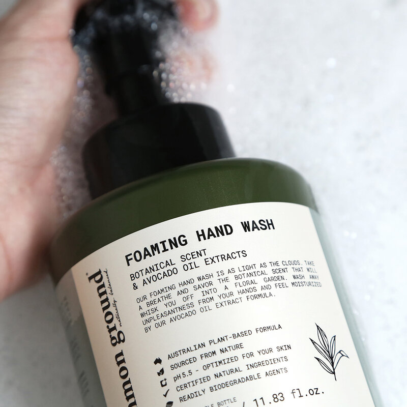 Common Ground Foaming Hand Wash Botanical Scent 350ml