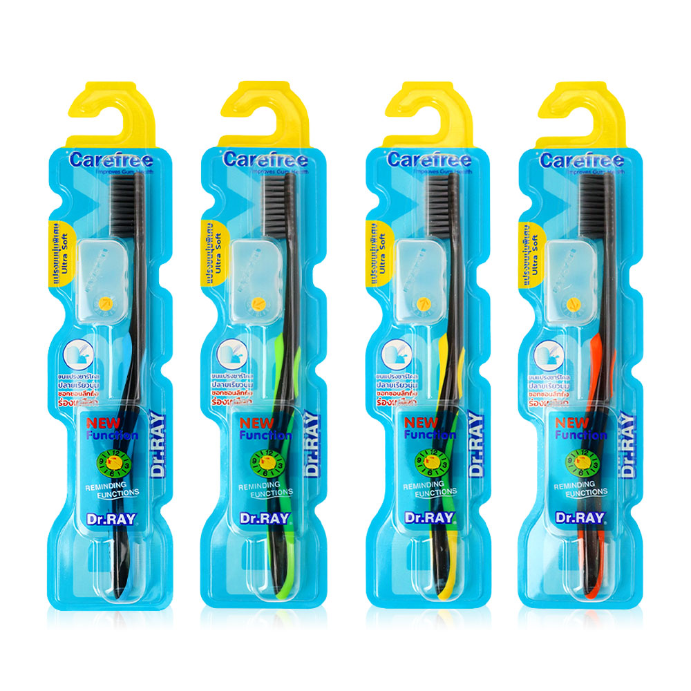 Dr.ray Toothbrush Carefree D5 1pc [Random Colors]