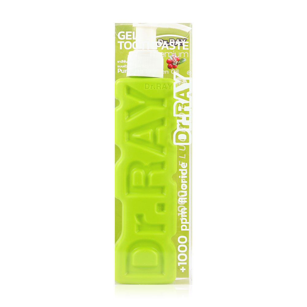 Dr.ray Gel Toothpaste Pump 150g #Wintergreen Oil T3