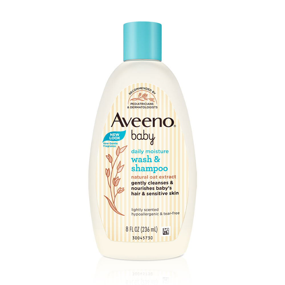 Aveeno Baby Daily Moisture Wash & Shampoo 236ml