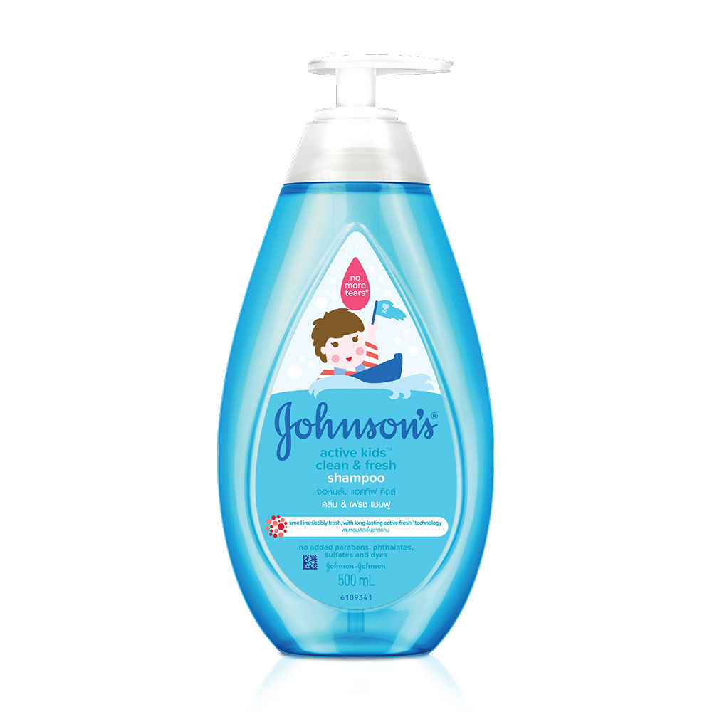 Johnsons Active Kids Clean & Fresh Shampoo 500ml